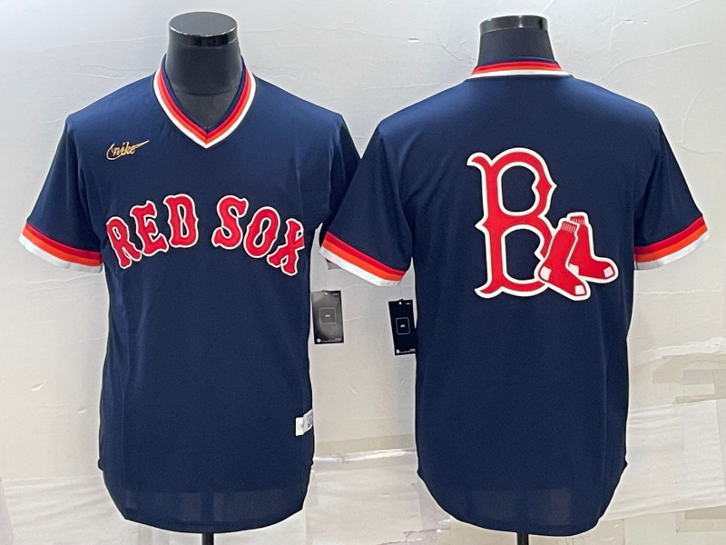 Men's Boston Red Sox Navy Name Jersey